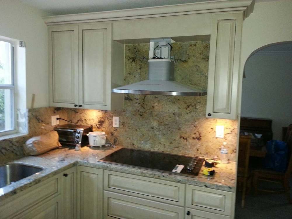 Cream kitchen remodel